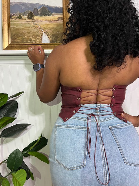 Luna western Corset Top