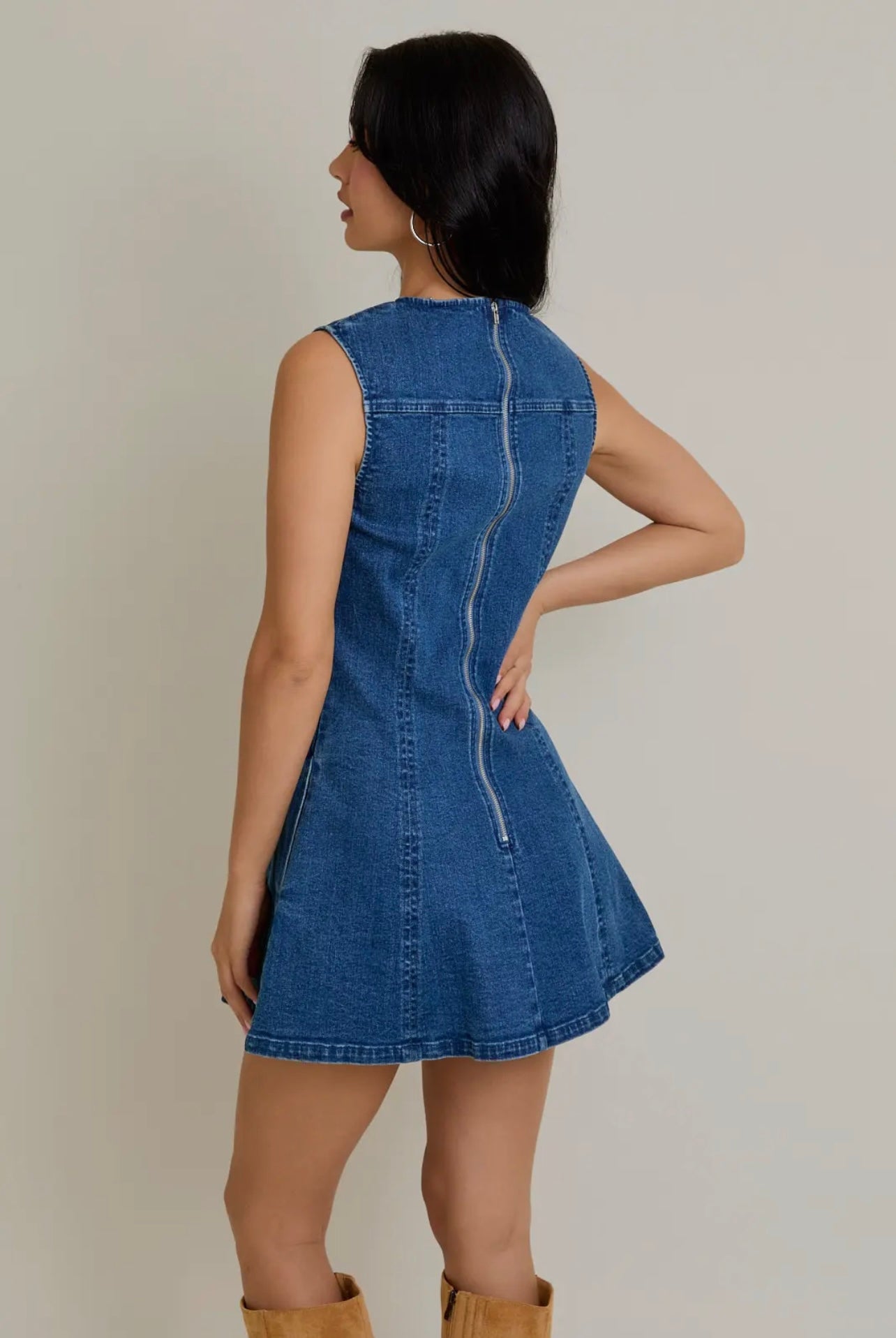 Denim dress