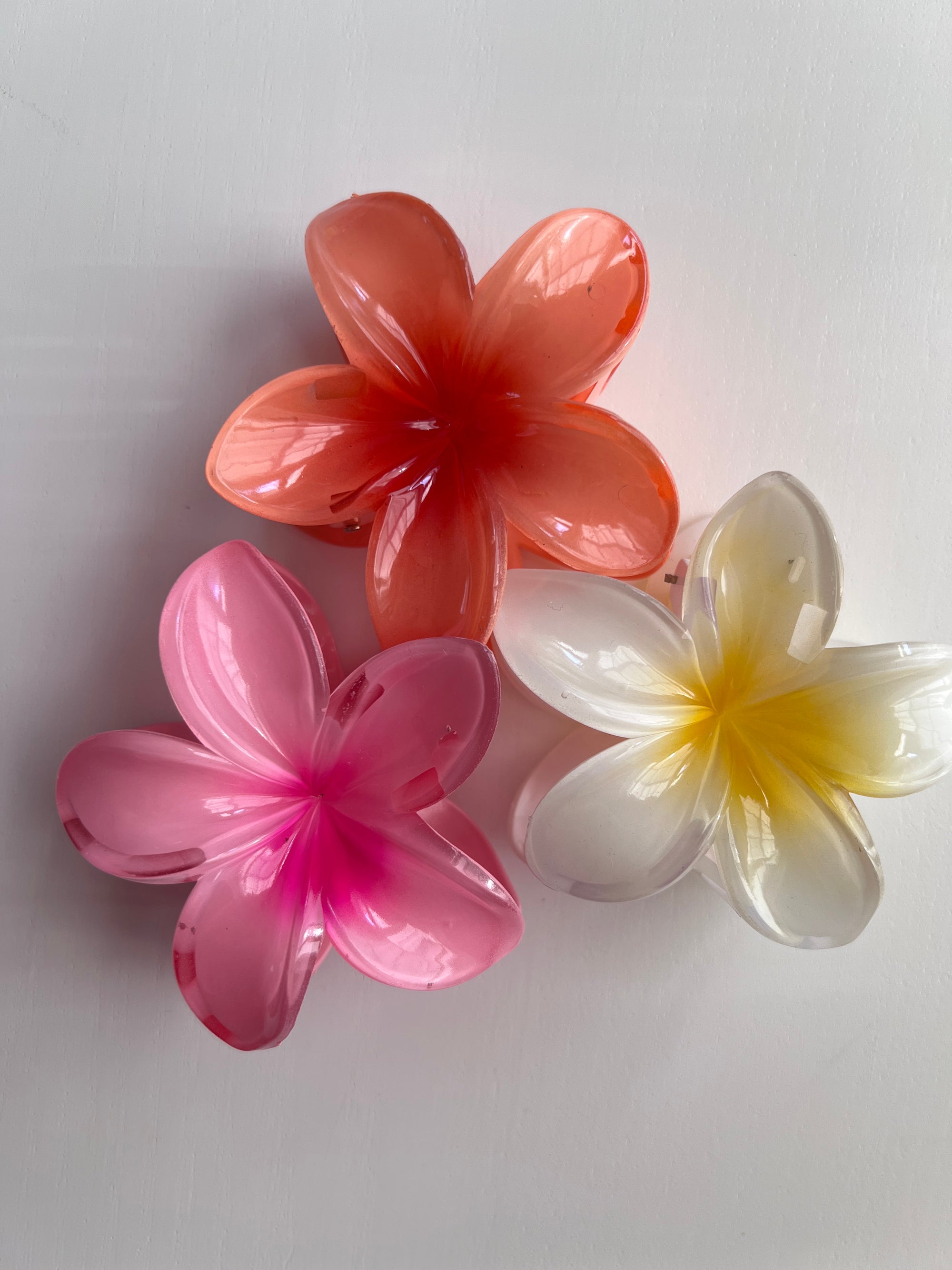 Flowers hair clips