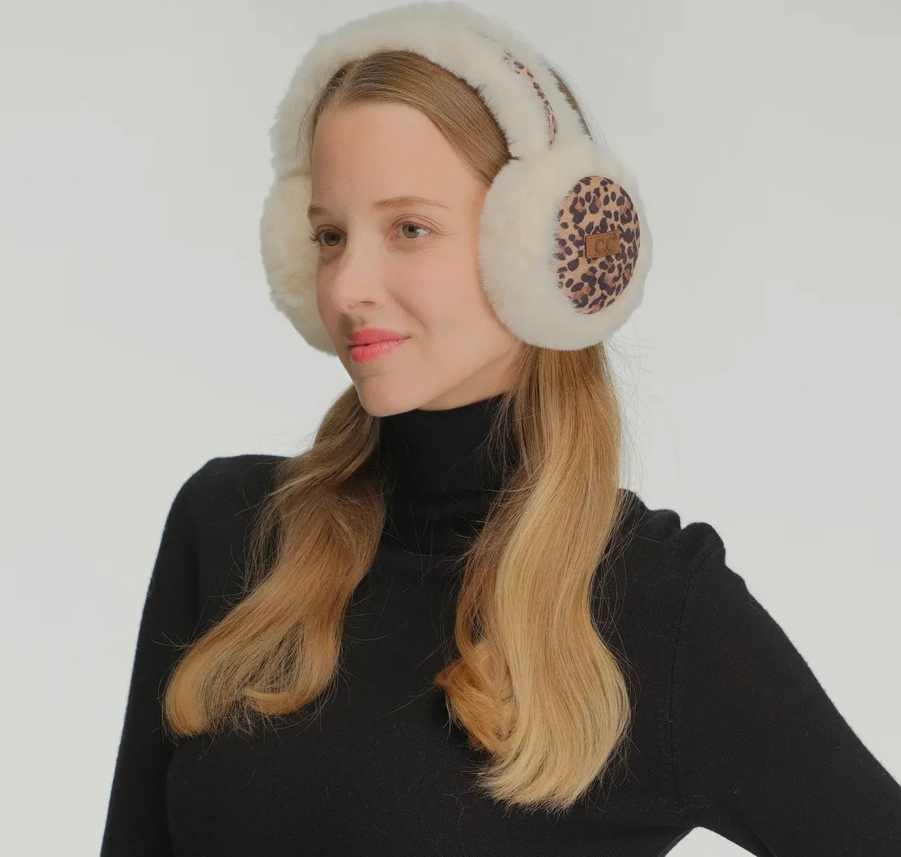 Leopard earmuffs