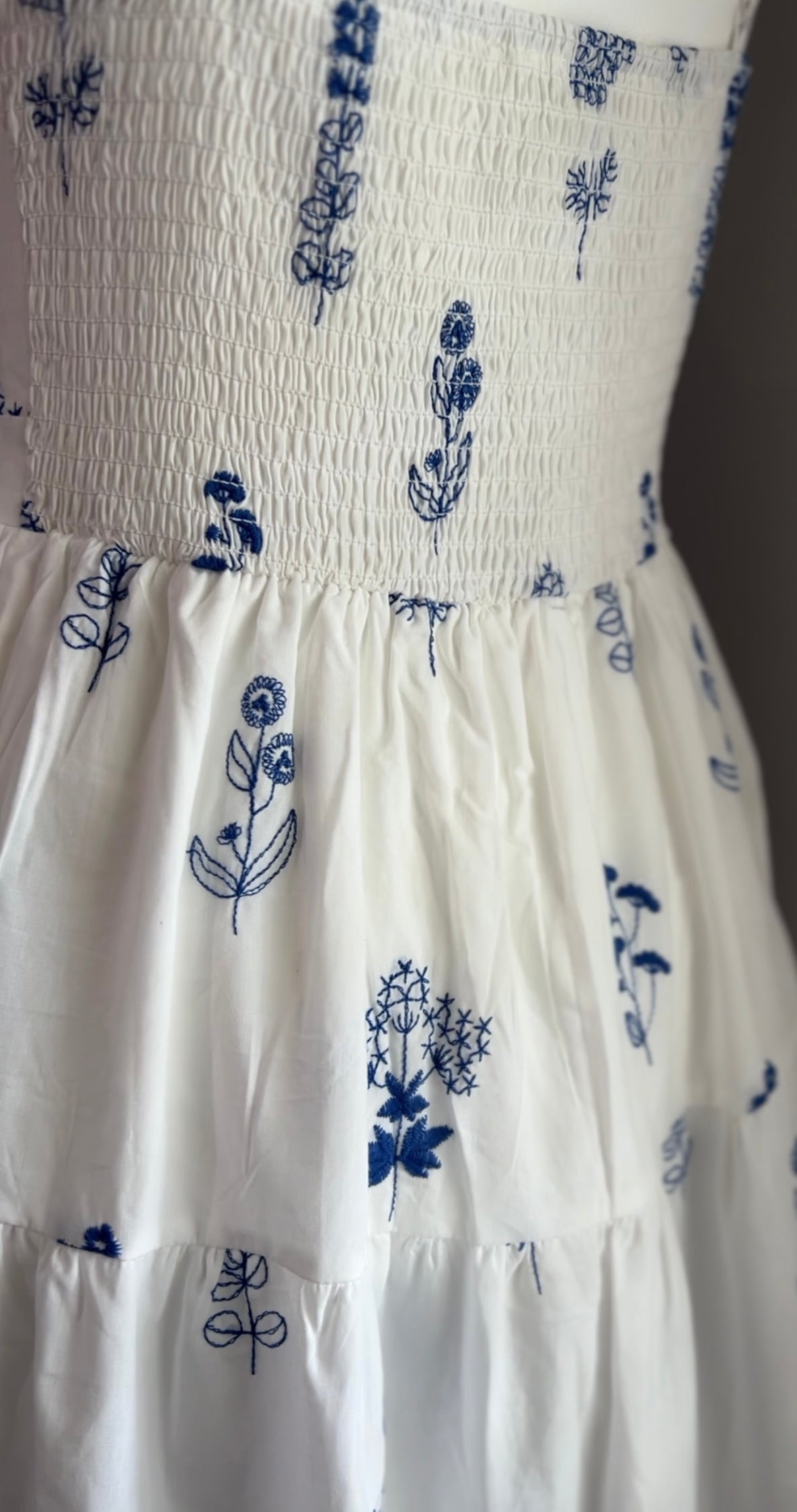 Flower petals dress