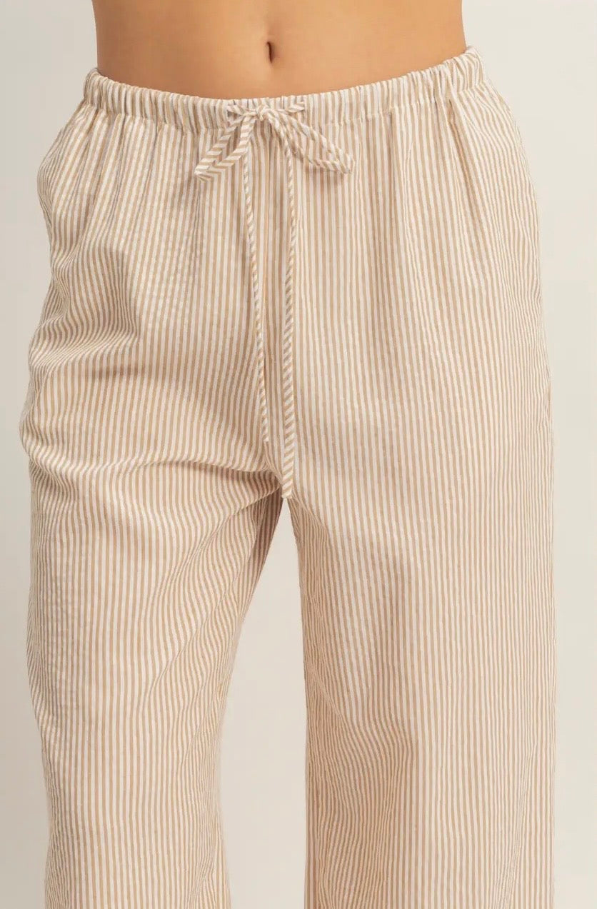 Sandy striped leg pants
