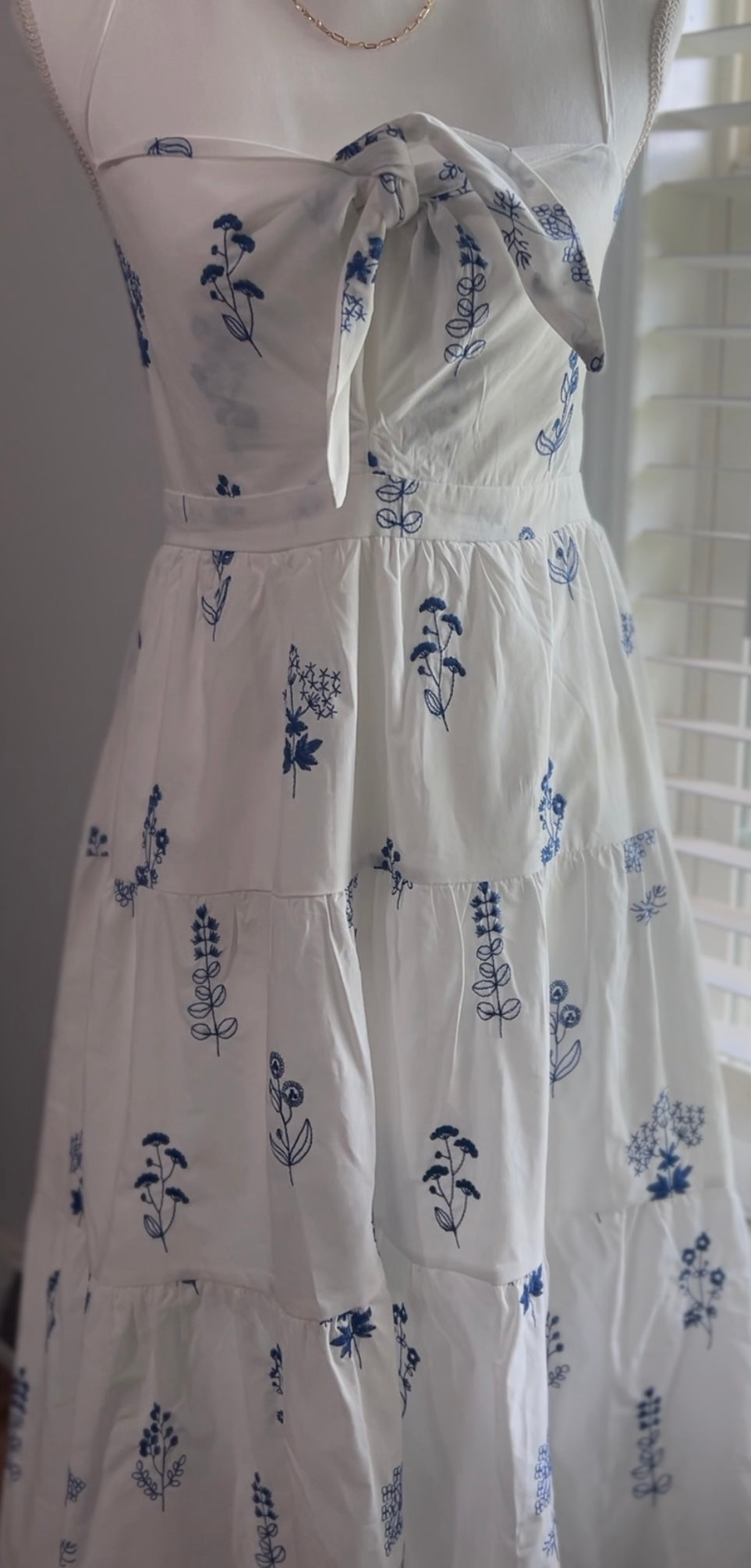 Flower petals dress