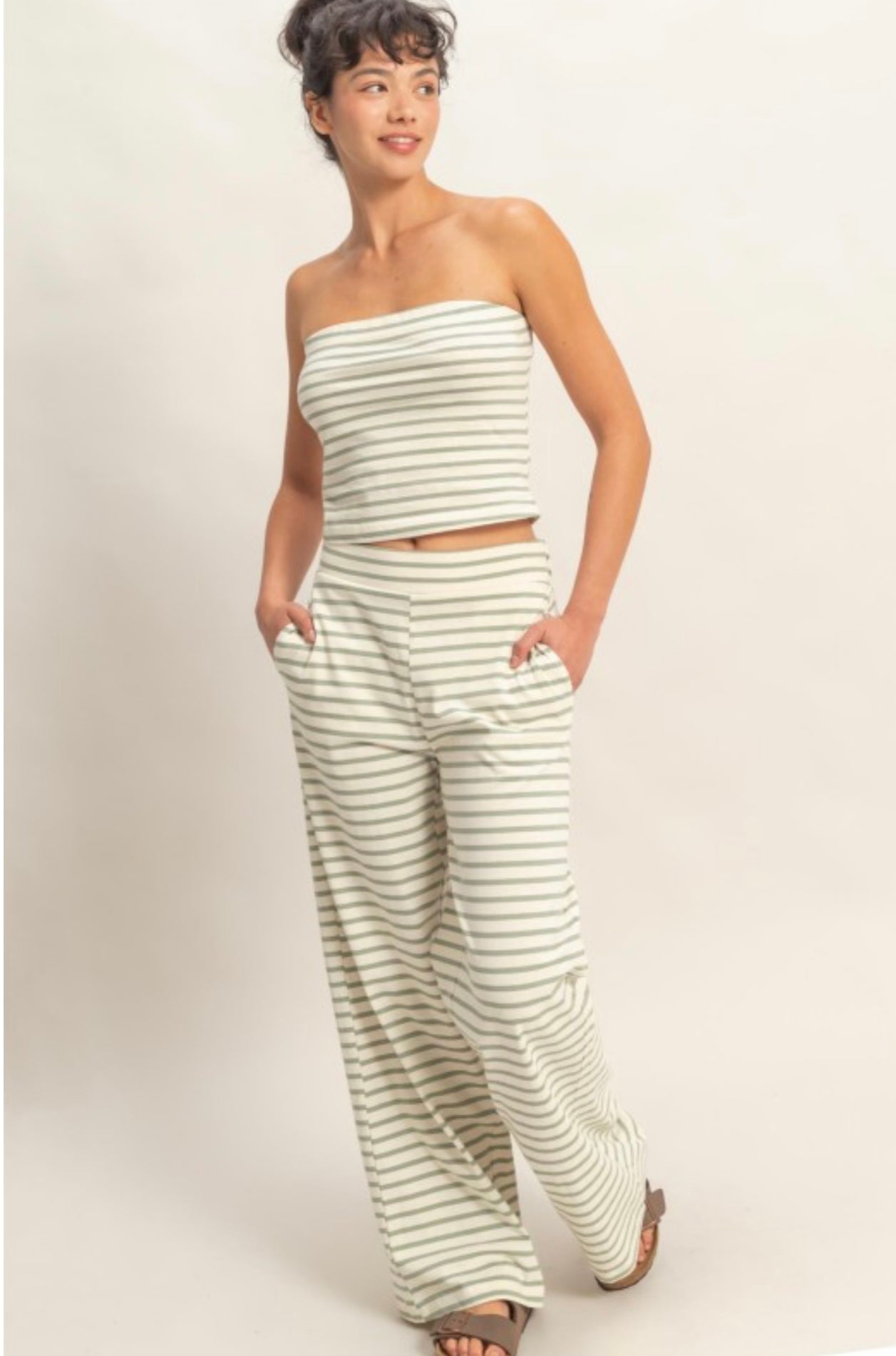 Sage green matching set