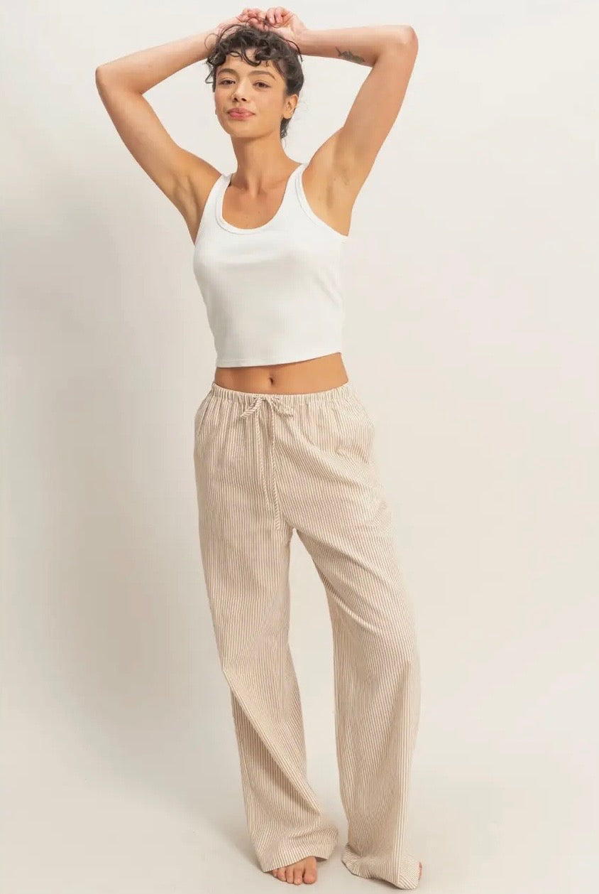 Sandy striped leg pants