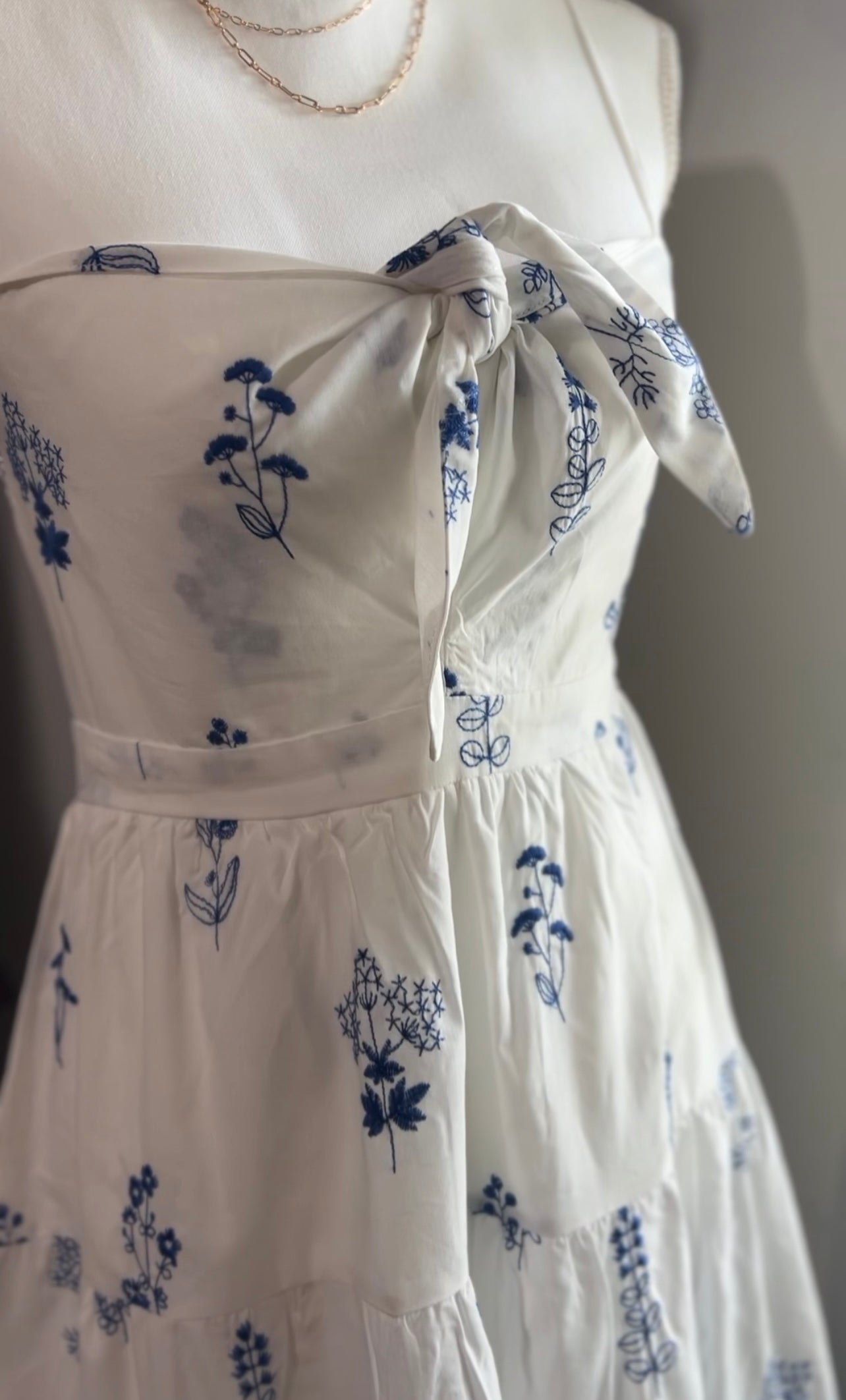 Flower petals dress