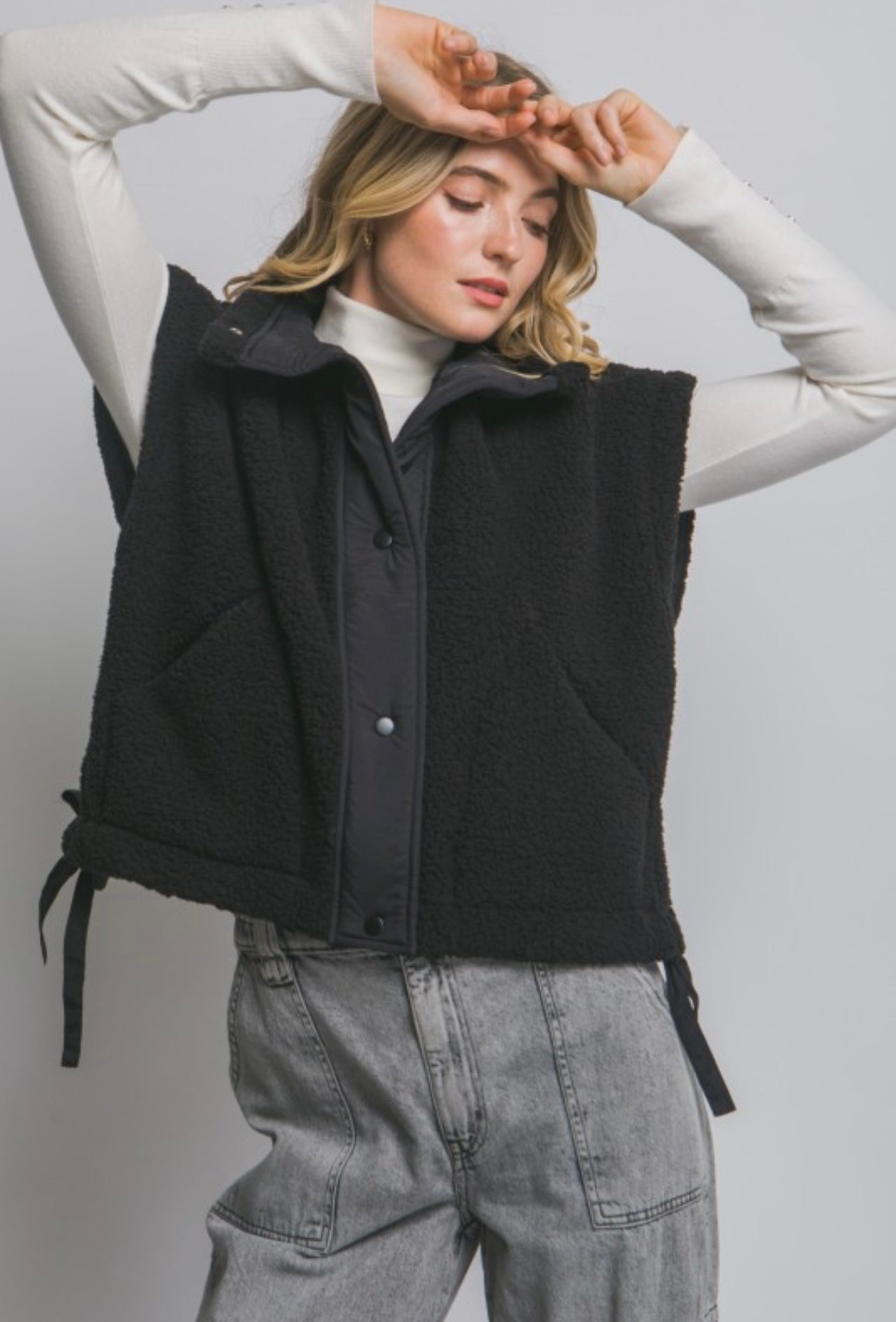 Teddy oversized vest