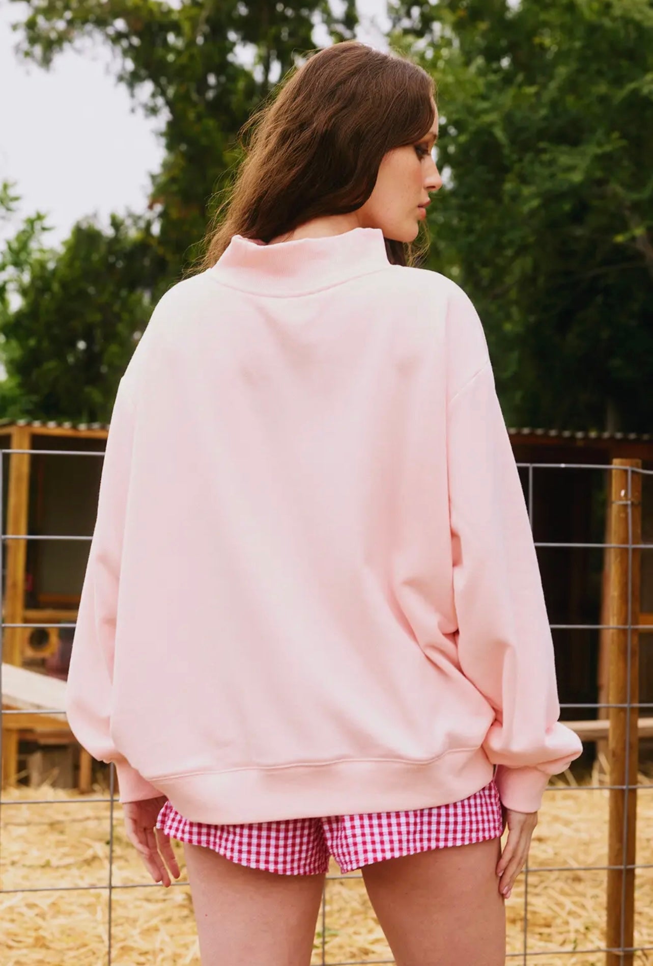 “Blessed” mock neck sweatshirt