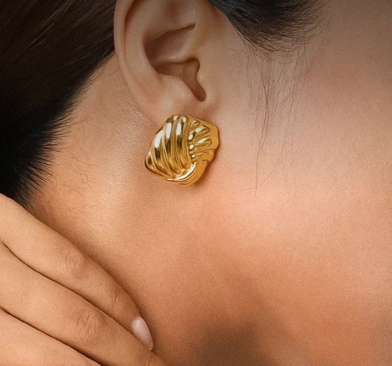 wavy earrings