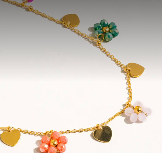 flower necklace