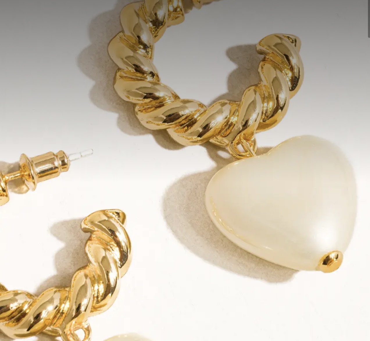 Heart earring