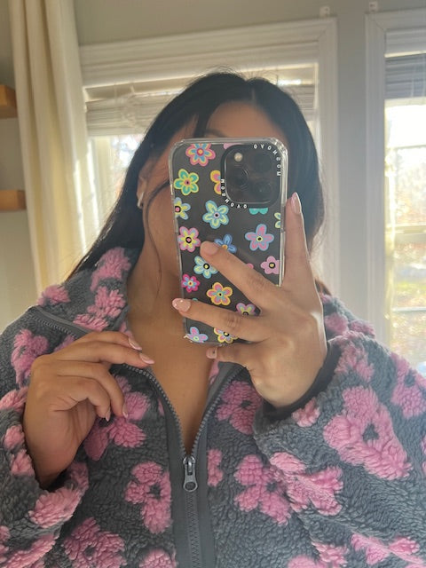 Lily flower fleece